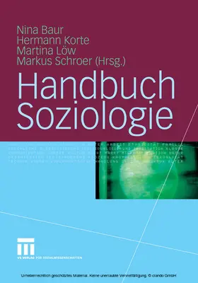 Baur / Korte / Löw |  Handbuch Soziologie | eBook | Sack Fachmedien
