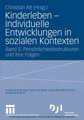 Alt |  Kinderleben - Individuelle Entwicklungen in sozialen Kontexten | eBook | Sack Fachmedien