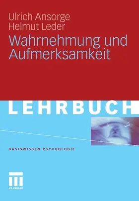 Ansorge / Leder |  Wahrnehmung und Aufmerksamkeit | eBook | Sack Fachmedien