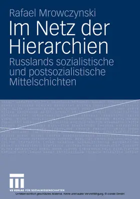 Mrowczynski | Im Netz der Hierarchien | E-Book | www2.sack.de