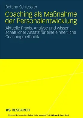 Schiessler | Coaching als Maßnahme der Personalentwicklung | E-Book | www2.sack.de