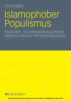 Hafez |  Islamophober Populismus | eBook | Sack Fachmedien