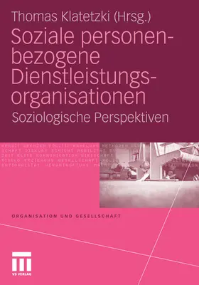Klatetzki | Soziale personenbezogene Dienstleistungsorganisationen | E-Book | sack.de