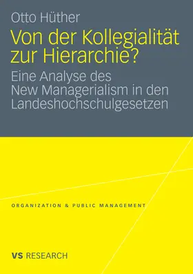 Hüther | Von der Kollegialität zur Hierarchie? | E-Book | sack.de