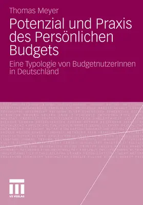 Meyer | Potenzial und Praxis des Persönlichen Budgets | E-Book | www2.sack.de