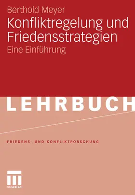 Meyer |  Konfliktregelung und Friedensstrategien | eBook | Sack Fachmedien