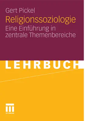 Pickel |  Religionssoziologie | eBook | Sack Fachmedien