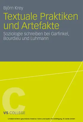 Krey | Textuale Praktiken und Artefakte | E-Book | sack.de