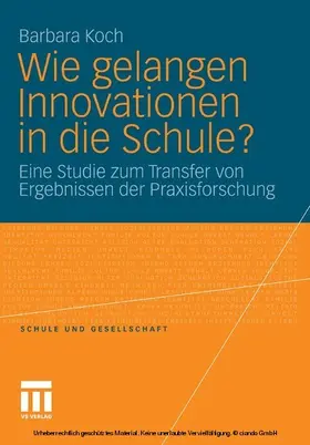 Koch |  Wie gelangen Innovationen in die Schule? | eBook | Sack Fachmedien
