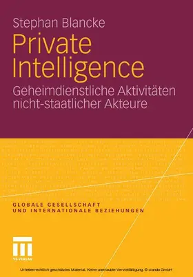 Blancke |  Private Intelligence | eBook | Sack Fachmedien