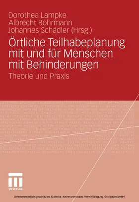 Lampke / Rohrmann / Schädler | Örtliche Teilhabeplanung mit und für Menschen mit Behinderungen | E-Book | sack.de