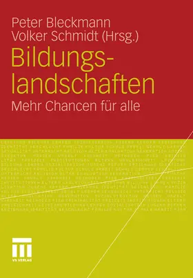 Bleckmann / Schmidt | Bildungslandschaften | E-Book | www2.sack.de
