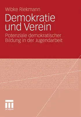 Riekmann |  Demokratie und Verein | eBook | Sack Fachmedien