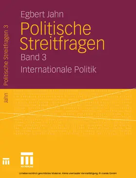 Jahn |  Politische Streitfragen | eBook | Sack Fachmedien