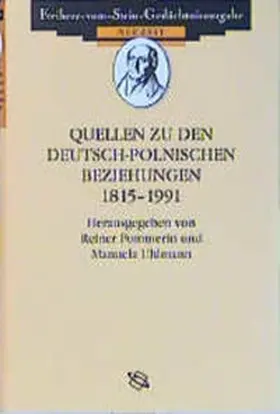 Pommerin / Uhlmann |  Quellen zu den deutsch-polnischen Beziehungen 1815-1991 | Buch |  Sack Fachmedien