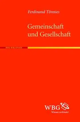 Tönnies |  Gemeinschaft und Gesellschaft | Buch |  Sack Fachmedien