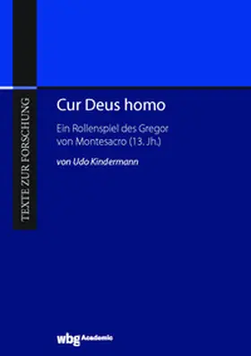 Kindermann | Cur Deus homo | E-Book | sack.de