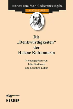 Burkhardt / Lutter |  Freiherr-vom-Stein-Gedächtnisausgabe, Reihe A: Ausgewählte Quellen zur Geschichte des Mittelalters | Buch |  Sack Fachmedien