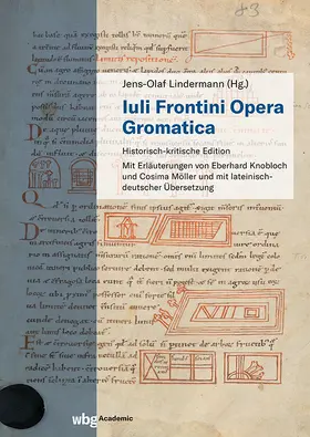 Lindermann |  Iuli Frontini opera gromatica | Buch |  Sack Fachmedien