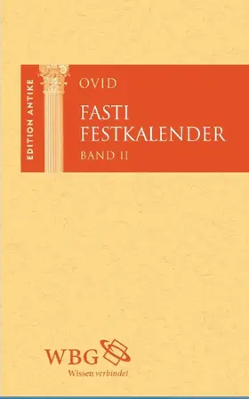 Ovid / Baier |  Fasti / Festkalender. Band 2 | eBook | Sack Fachmedien