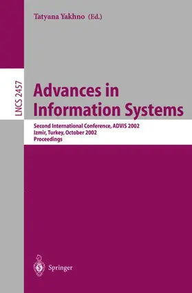 Yakhno |  Advances in Information Systems | Buch |  Sack Fachmedien