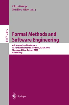 George / Miao |  Formal Methods and Software Engineering | Buch |  Sack Fachmedien