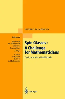 Talagrand |  Spin Glasses: A Challenge for Mathematicians | Buch |  Sack Fachmedien