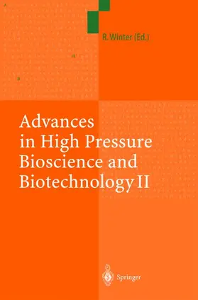 Winter |  Advances in High Pressure Bioscience and Biotechnology II | Buch |  Sack Fachmedien