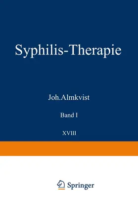 Almkvist / Perut? / Heuck |  Syphilis-Therapie | Buch |  Sack Fachmedien