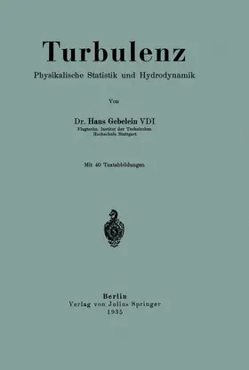 Gebelein |  Turbulenz | Buch |  Sack Fachmedien