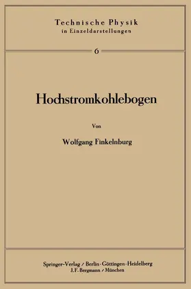 Finkelnburg |  Hochstromkohlebogen | Buch |  Sack Fachmedien