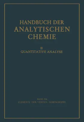 Bode |  Elemente der Vierten Nebengruppe | Buch |  Sack Fachmedien