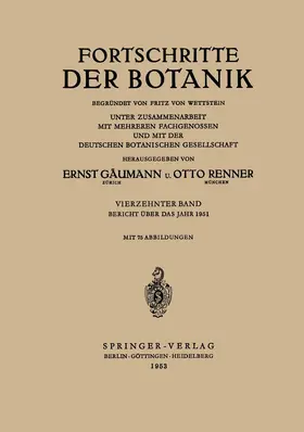 Renner / Gäumann |  Bericht Über das Jahr 1951 | Buch |  Sack Fachmedien