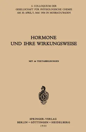 Koller / Voss / Tuchmann-Duplessis | Hormone und ihre Wirkungsweise | Buch | 978-3-540-01877-3 | sack.de