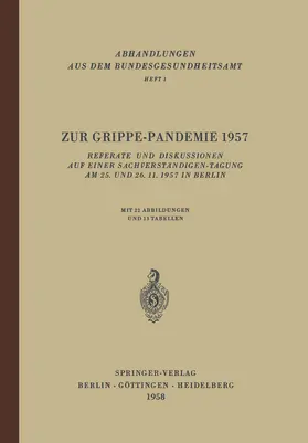 Höring / Eggert / Henneberg |  Zur Grippe-Pandemie 1957 | Buch |  Sack Fachmedien