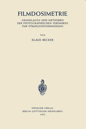 Becker |  Filmdosimetrie | Buch |  Sack Fachmedien