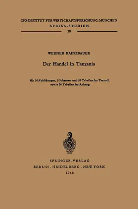 Kainzbauer |  Der Handel in Tanzania | Buch |  Sack Fachmedien