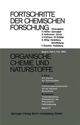 König / Liebisch / Viscontini |  Organische Chemie und Naturstoffe | Buch |  Sack Fachmedien