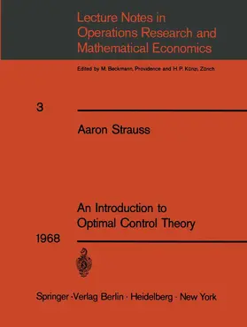 Strauss |  An Introduction to Optimal Control Theory | Buch |  Sack Fachmedien