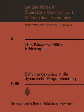 Künzi / Müller / Nievergelt |  Einführungskursus in die dynamische Programmierung | Buch |  Sack Fachmedien