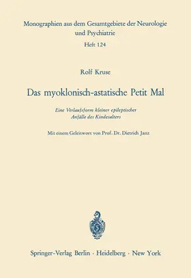 Kruse |  Das myoklonisch-astatische Petit Mal | Buch |  Sack Fachmedien