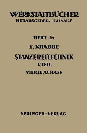 Krabbe |  Stanzereitechnik | Buch |  Sack Fachmedien