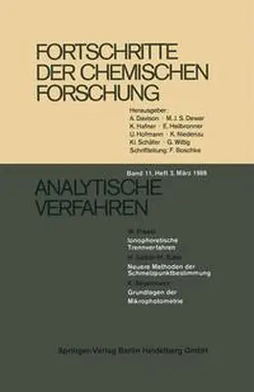 Preetz / Jucker / Suter |  Analytische Verfahren | Buch |  Sack Fachmedien