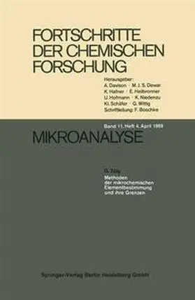 Tölg / Lorenz |  Mikroanalyse | Buch |  Sack Fachmedien