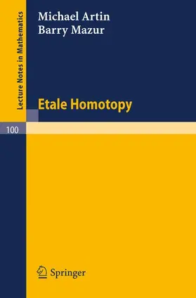 Mazur / Artin |  Etale Homotopy | Buch |  Sack Fachmedien
