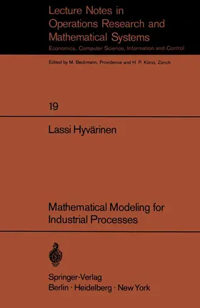 Hyvärinen |  Mathematical Modeling for Industrial Processes | Buch |  Sack Fachmedien