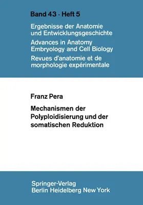 Pera |  Mechanismen der Polyploidisierung und der somatischen Reduktion | Buch |  Sack Fachmedien
