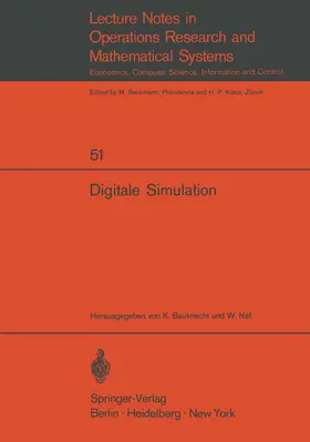 Nef / Bauknecht |  Digitale Simulation | Buch |  Sack Fachmedien