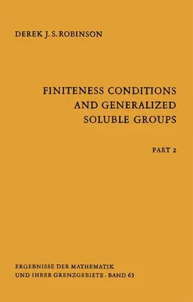 Robinson |  Finiteness Conditions and Generalized Soluble Groups | Buch |  Sack Fachmedien