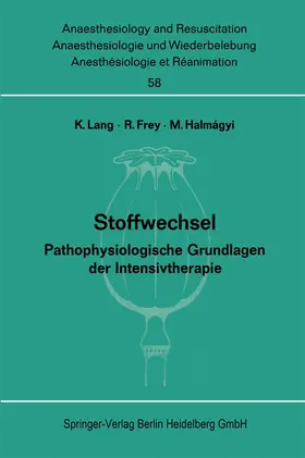 Lang / Frey / Halm;&AAa;gyi |  Stoffwechsel | Buch |  Sack Fachmedien